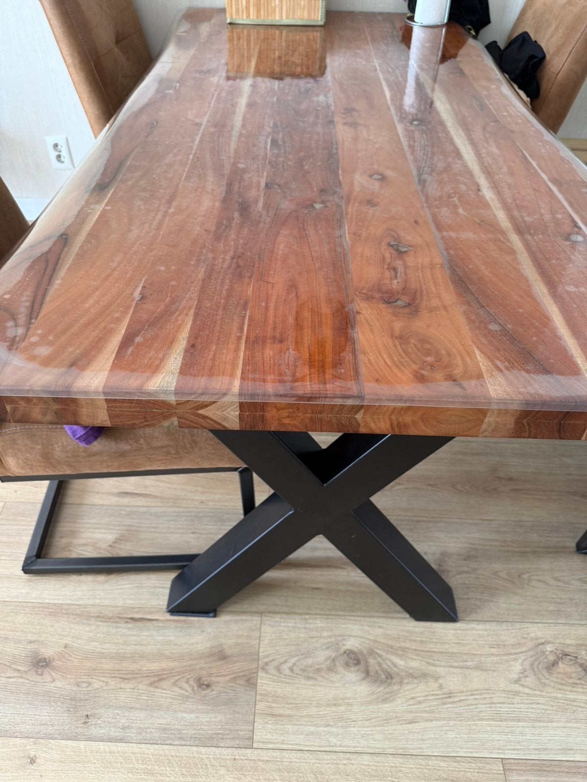 Eettafel, Zo goed als nieuw, 150 tot 200 cm, Rechthoekig, 50 tot 100 cm