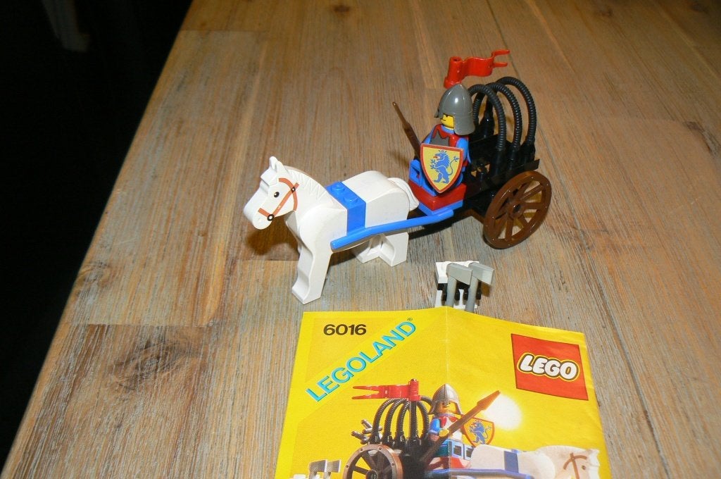 Te koop: Lego Ridders 3 stuks met boekjes, Kinderen en Baby's, Speelgoed | Duplo en Lego, Ophalen of Verzenden, Gebruikt, Compleet