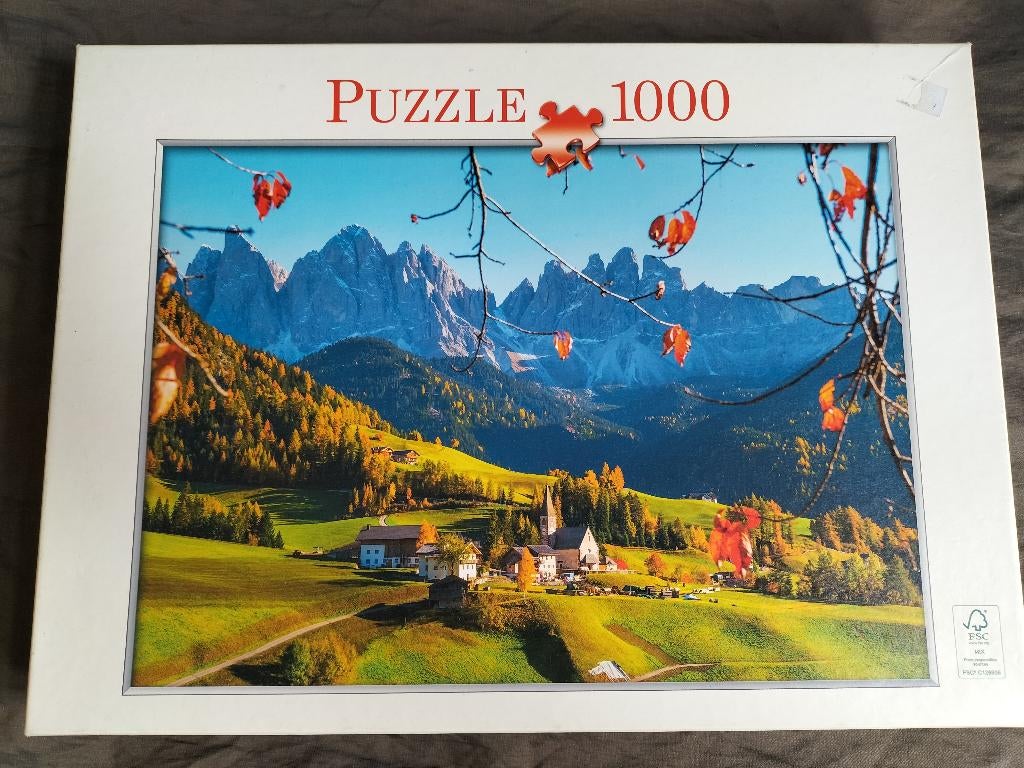 Puzzel Zuid-Tirol / Tirol ( 1000 stukjes ), Ophalen of Verzenden, 500 t/m 1500 stukjes, Zo goed als nieuw, Legpuzzel