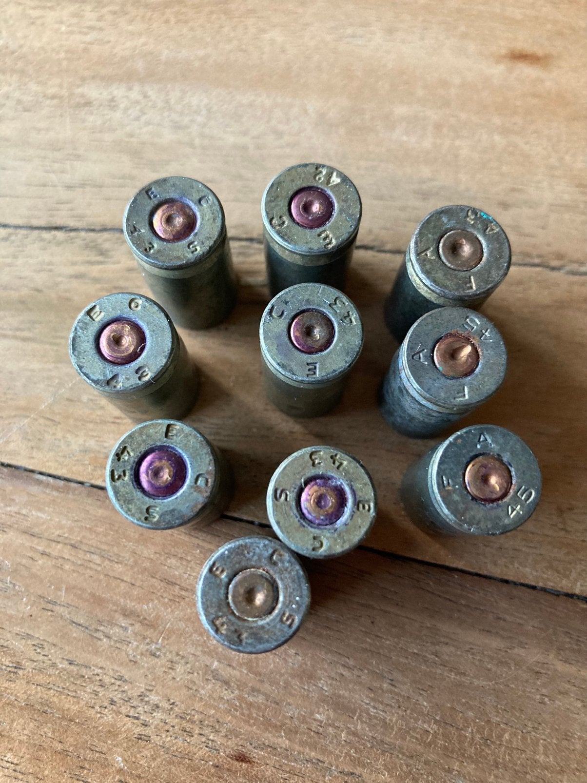 US WWII .45 hulsjes, Ophalen of Verzenden, Landmacht, Amerika, Hulzen of Bodemvondsten
