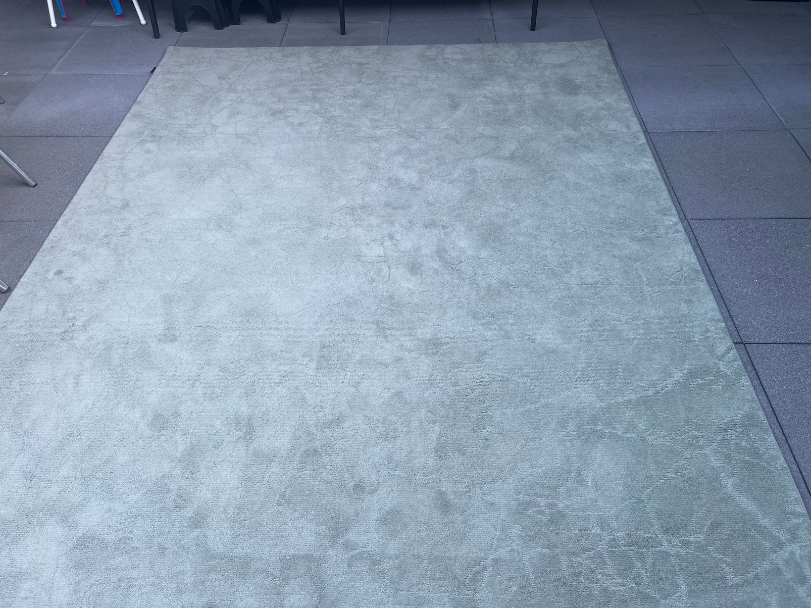 Desso vloerkleed groen 200x300 cm, licht gebruikt, Ophalen, Gebruikt, 200 cm of meer, Grijs