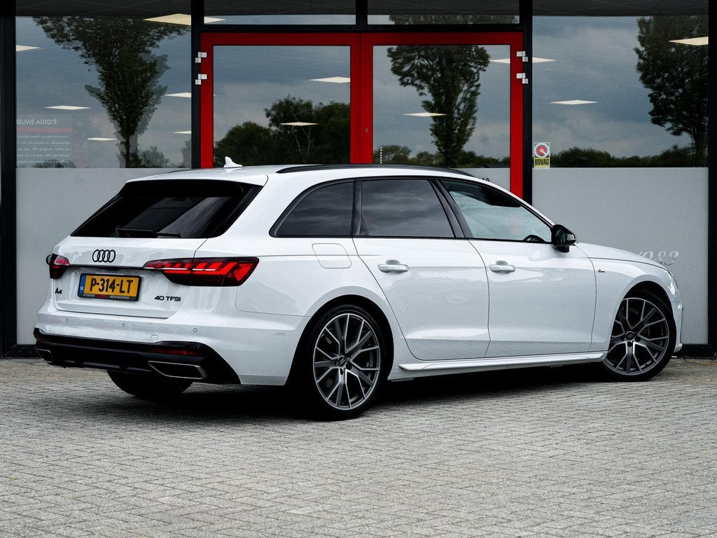 Audi A4 Avant 40 TFSI Launch edition Sport S Line | Stoelver, Auto's, Audi, 12 maanden, Gebruikt, Wit, 84 €/maand