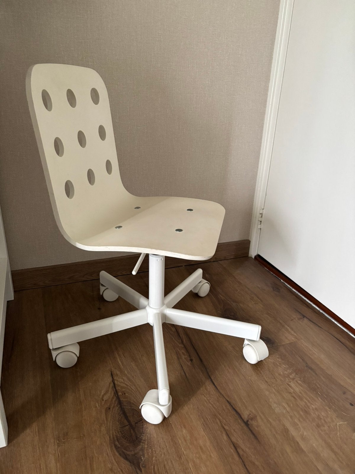Bureaustoel voor kind, kleur wit, Ophalen, Gebruikt, Wit, Bureaustoel