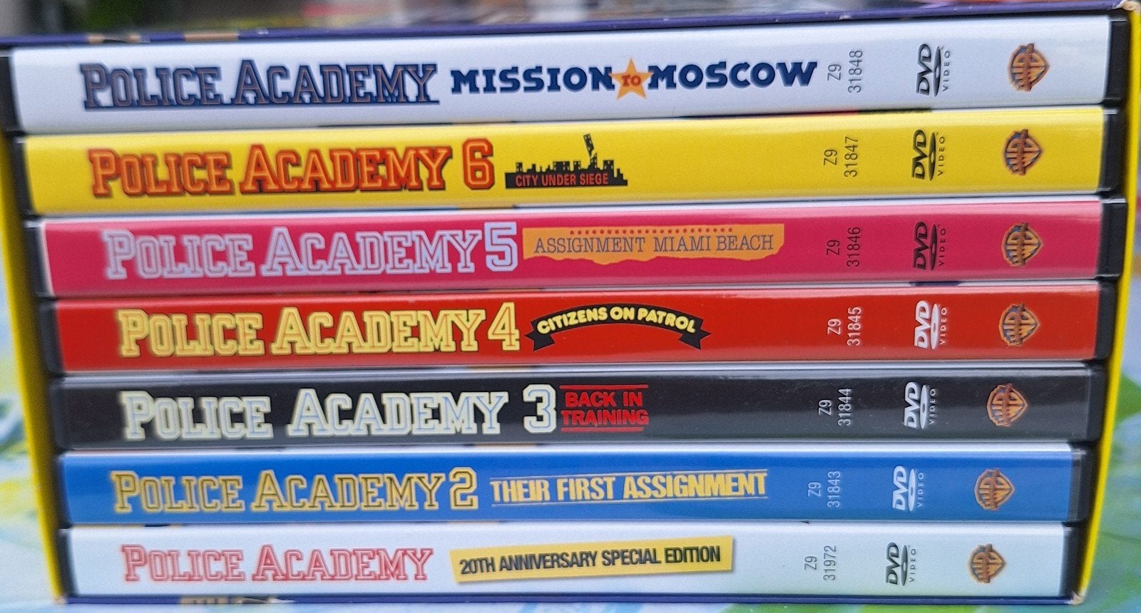 Dvd box  complete set van 7 films police academy, Alle leeftijden, Ophalen of Verzenden, Zo goed als nieuw