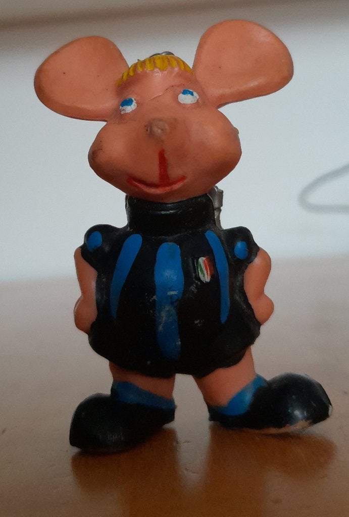 Sleutelhanger Inter Milaan poppetje, Ophalen of Verzenden, Gebruikt, Buitenlandse clubs, Beeldje of Poppetje