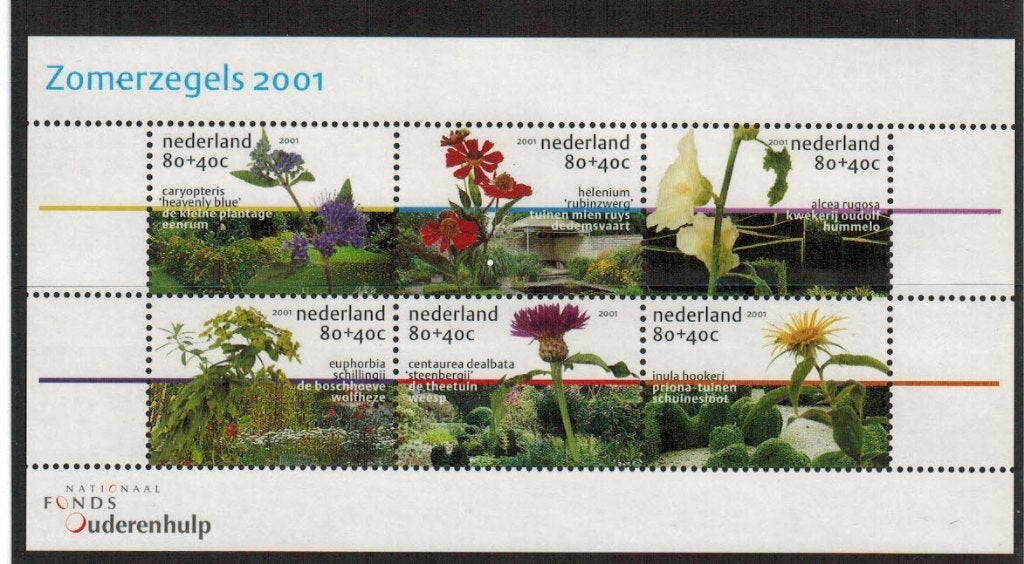 1973 Blok Zomerzegels 2001 Postfris, Verzenden, Na 1940, Postfris