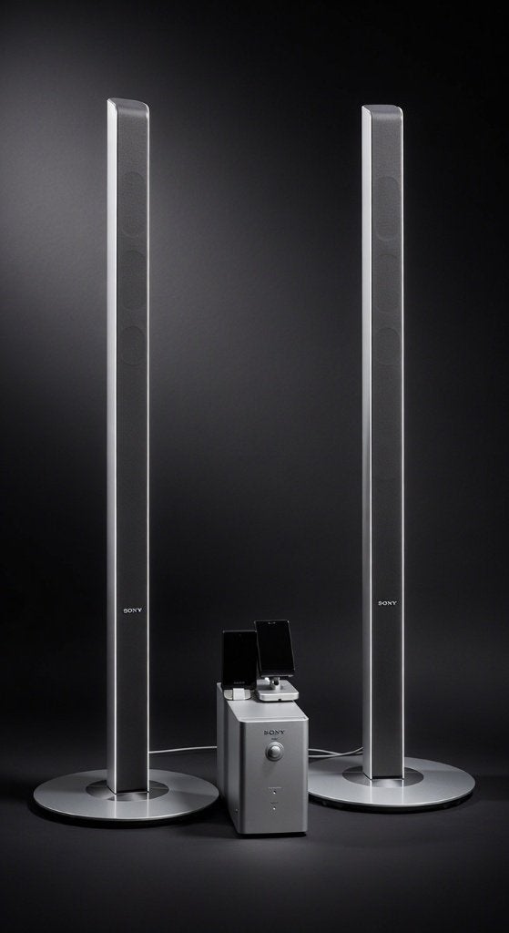 Sony Speakers + Versterker met Infrarood Verbinding, Ophalen, Zo goed als nieuw, 60 tot 120 watt, Sony