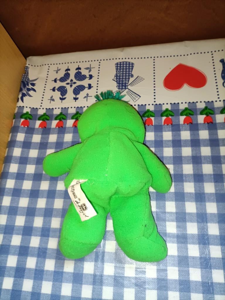 Daatje knuffel groen DA drogist Daatjes 19 cm groot, Ophalen of Verzenden, Zo goed als nieuw, Overige typen