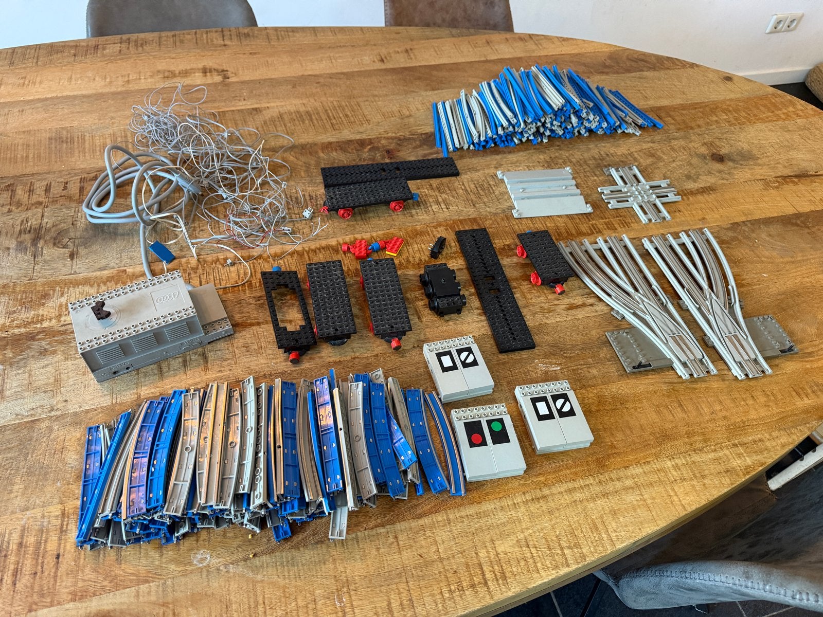 LEGO jaren 70/80 trein 12V veel treinrails en wissels, Ophalen of Verzenden, Gebruikt, Overige merken