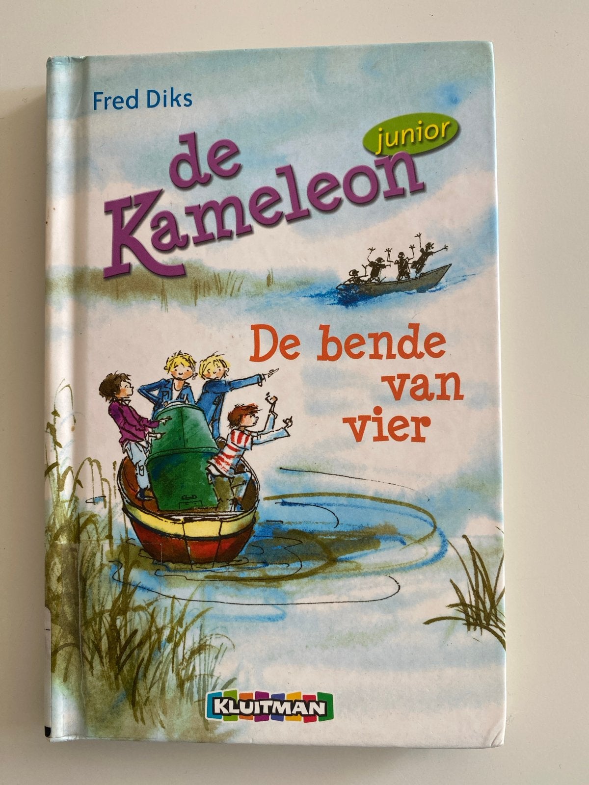 De Kameleon Junior - De bende van vier - Fred Diks, Ophalen of Verzenden, Gelezen, Fictie algemeen