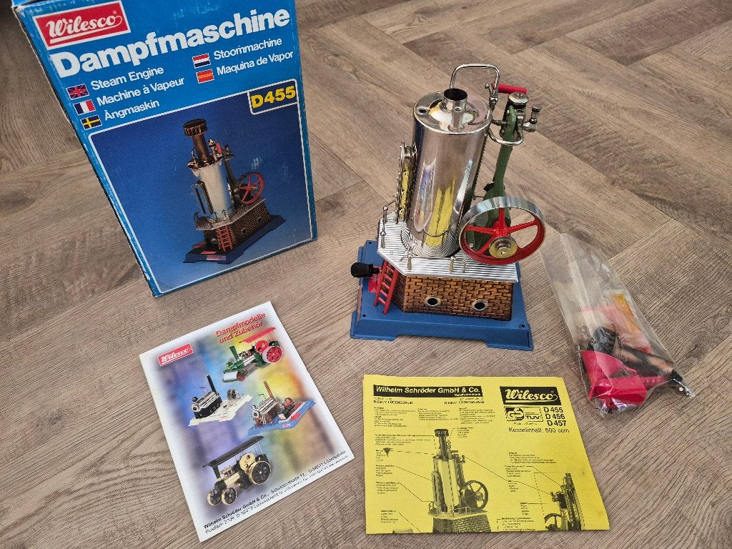 Wilesco D455  Stoommachine, Antiek en Kunst, Ophalen