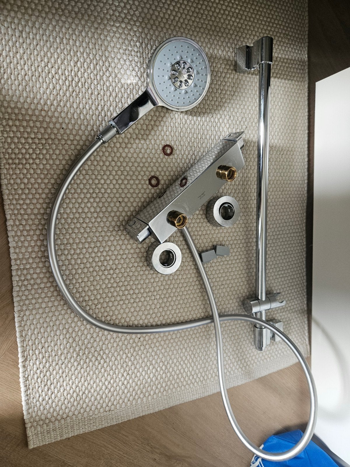 Grohe doucheset met thermostaatkraan en handdouche, Doe-het-zelf en Verbouw, Sanitair, Ophalen, Zo goed als nieuw, Douche