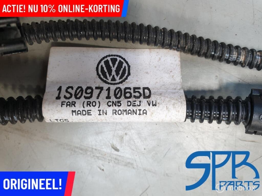UP MII CITIGO LA7W 3X PDC-sensor Achter 1S0971065D KABEL, Auto-onderdelen, Gebruikt, Volkswagen, Ophalen of Verzenden, Volkswagen