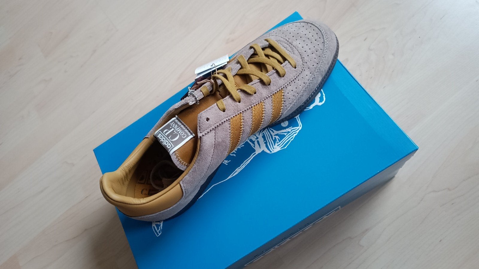 Adidas x C.P. Company Wimberly SPZL EU 46 Nieuw, Kleding | Heren, Bruin, Nieuw, Ophalen of Verzenden, Sneakers of Gympen