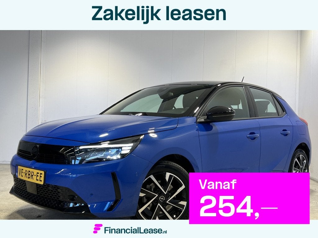 Opel Corsa 1.2 Turbo GS-Line | Android/Apple Carplay | Licht, Voorwielaandrijving, Stof, Gebruikt, Zwart