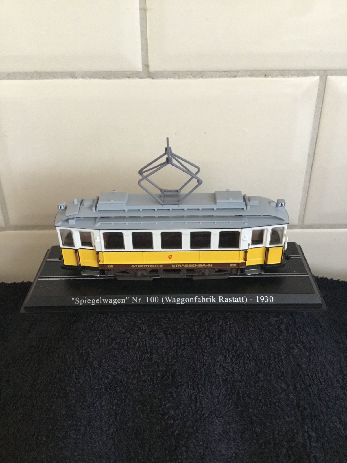 Miniatuur tram 'Spiegelwagen' Nr. 100 (1930), Ophalen of Verzenden, Zo goed als nieuw, Overige typen