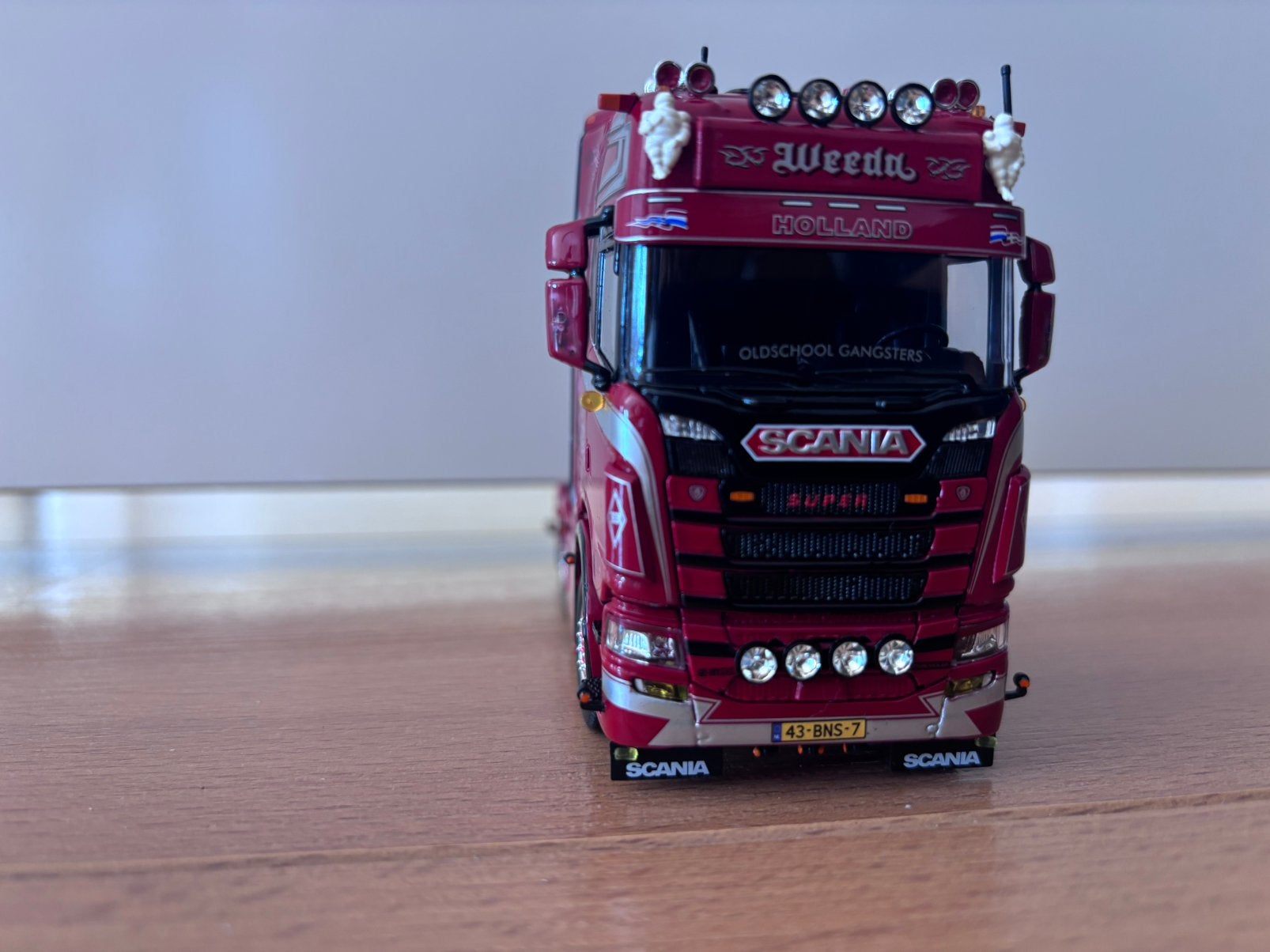 TEKNO Scania Weeda Oldschool gangsters, Ophalen of Verzenden, Nieuw, Bus of Vrachtwagen, Tekno