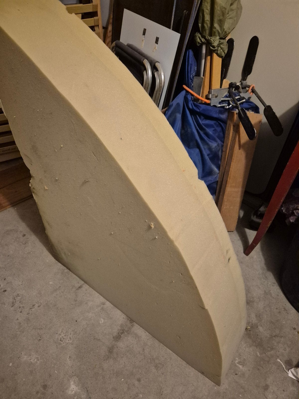 dik stuk polyether schuim, 20 cm dik., Ophalen, Overige materialen, 12 cm of meer, Minder dan 5 m²