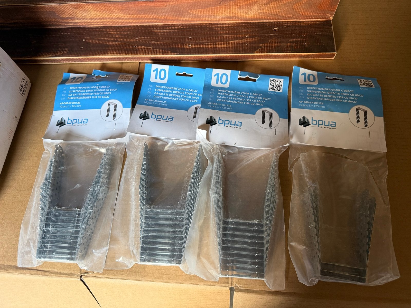BPua Directhangers voor CD 60/27 - 33 stuks, Doe-het-zelf en Verbouw, Ophalen, Nieuw, 100 tot 250 mm, Overige typen