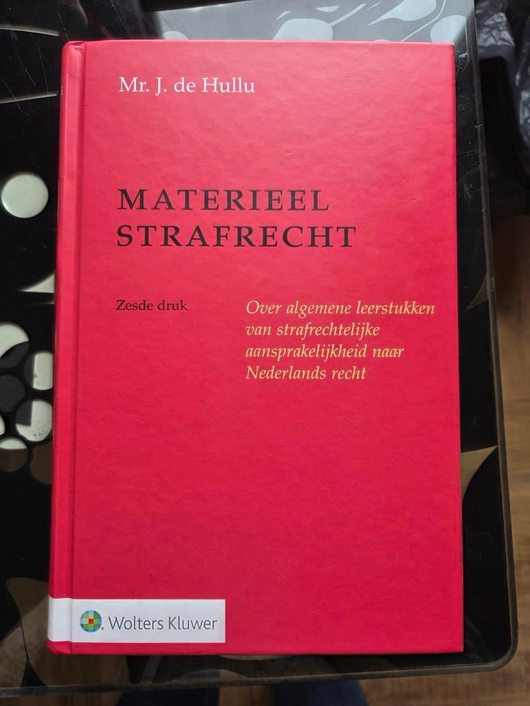 J. de Hullu - Materieel strafrecht, J. de Hullu, Sociale wetenschap, Ophalen of Verzenden, Zo goed als nieuw