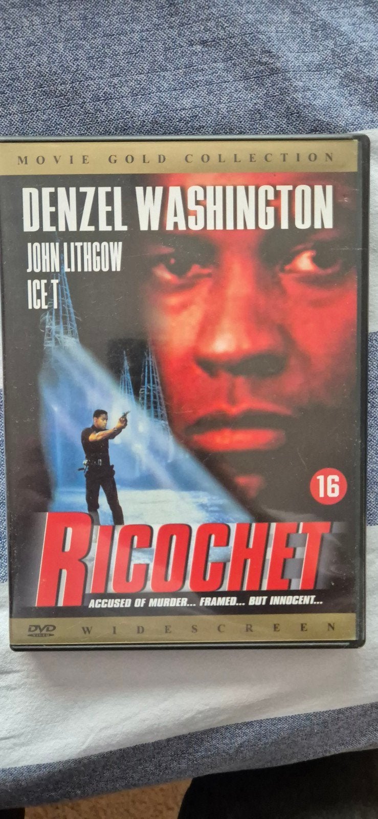 Ricochet (DVD) - Denzel Washington, John Lithgow, Ice-T, Ophalen, Gebruikt, Vanaf 16 jaar, Breedbeeld
