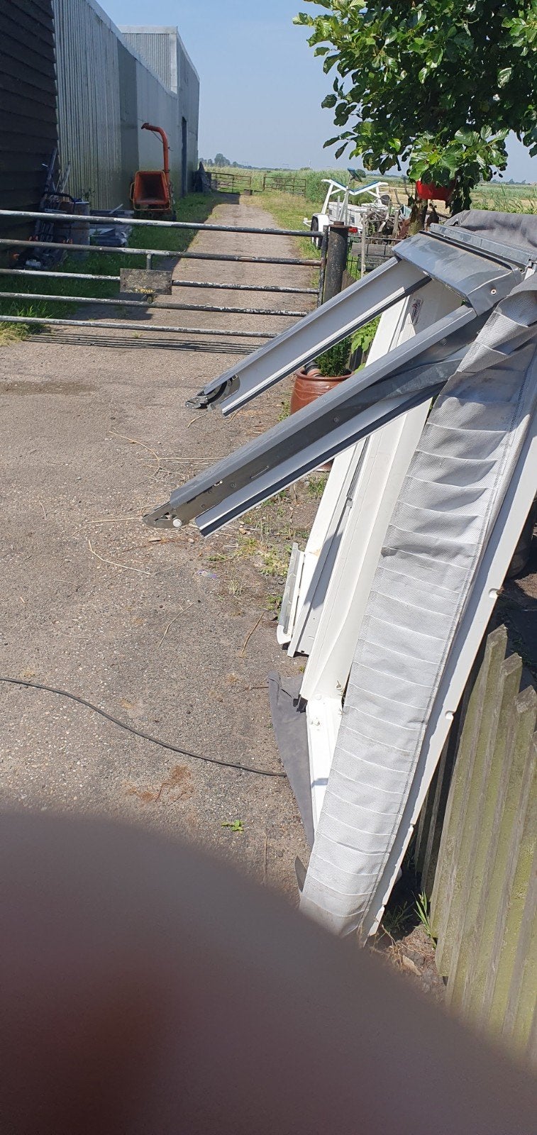 Velux tuimeldakraam PK08 GPU .kunstof, Doe-het-zelf en Verbouw, Glas en Ramen, Ophalen, 80 tot 120 cm, 80 tot 120 cm, Zo goed als nieuw
