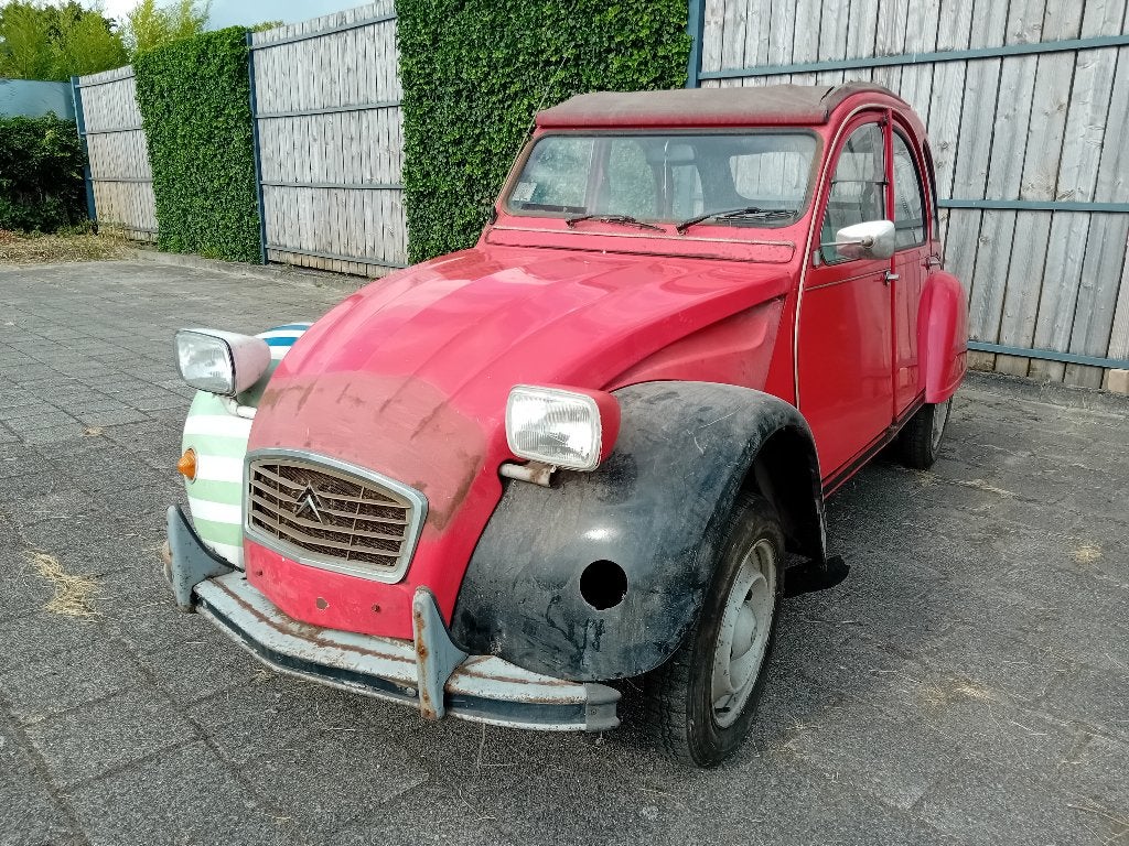 Citroën 2cv6 1987, Voorwielaandrijving, Stof, Citroën, 4 stoelen