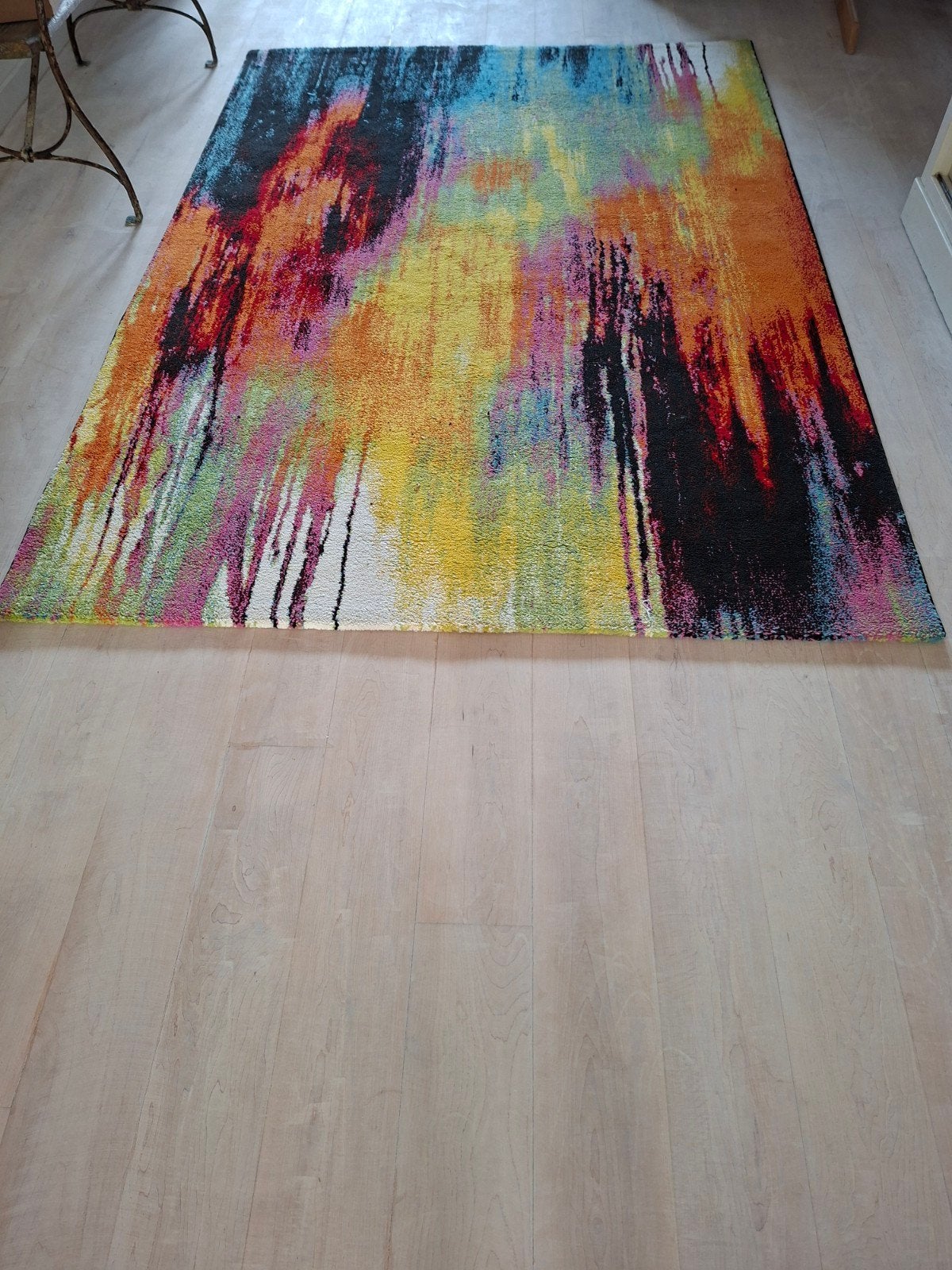 Vloerkleed Tikey - Modern Design, Meerkleurig, 160x230 cm, Modern, Abstract, Kleurrijk, 150 tot 200 cm, Geel, 200 cm of meer