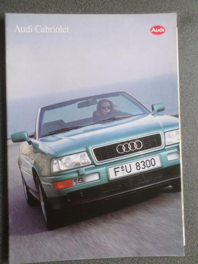 Audi Cabrio 1993 Brochure, Ophalen of Verzenden, Zo goed als nieuw, Audi