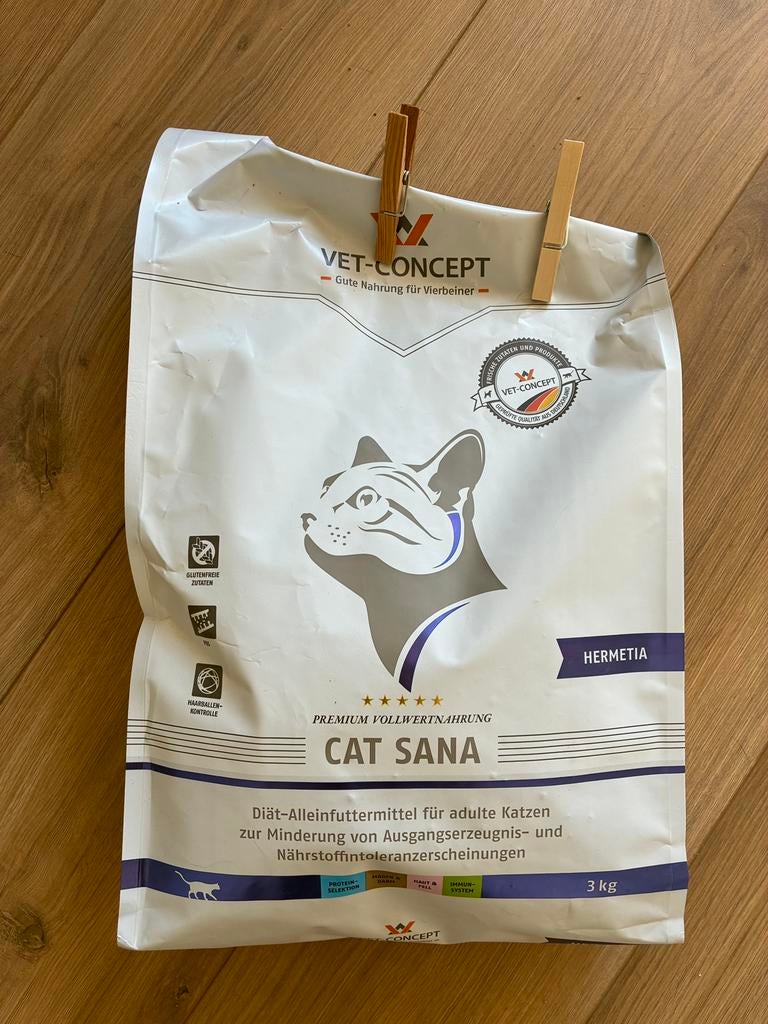 Katten droogvoer vet concept Cat Sana Hermetia, Ophalen, Kat
