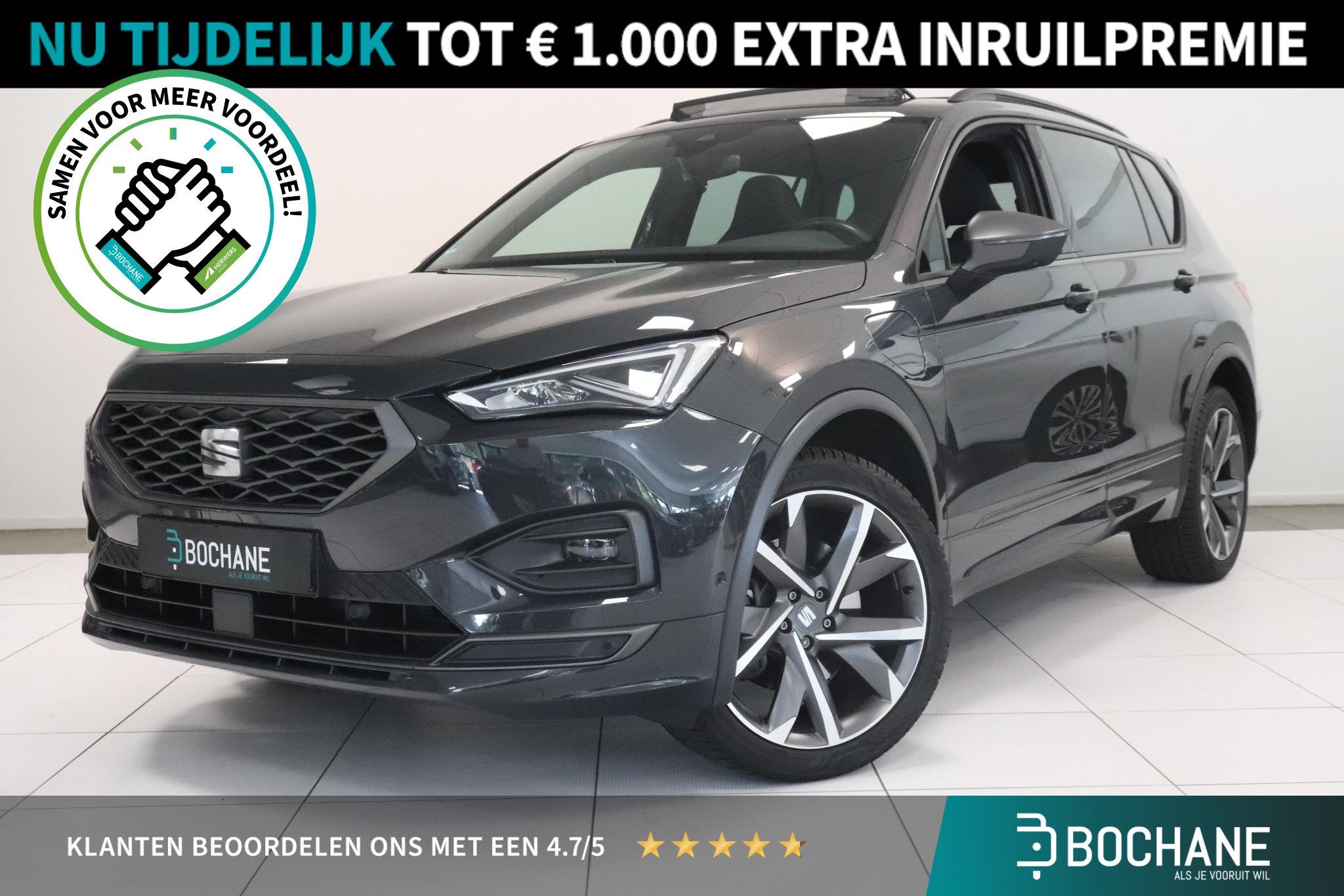 SEAT Tarraco 1.4 TSI e-Hybrid PHEV FR | Panoramadak | Camera