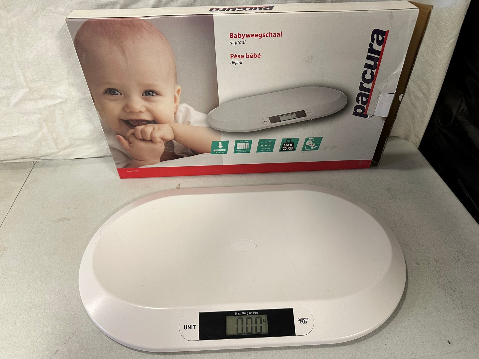 Baby weegschaal nieuw, Ophalen, Nieuw, Digitaal, Personenweegschaal