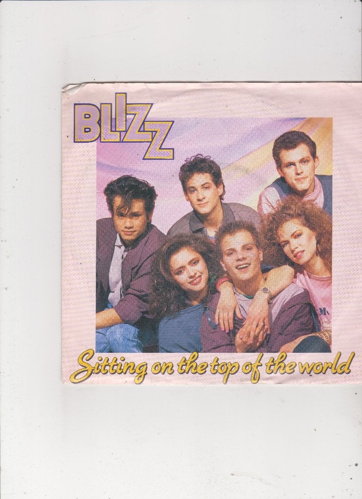 Single Blizz - Sitting on the top of the world, Gebruikt, 7 inch, Single, Dance