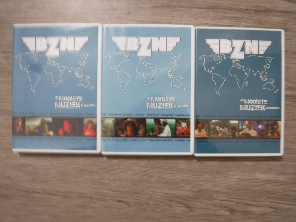 BZN 3 x dvd, Alle leeftijden, Ophalen of Verzenden, Zo goed als nieuw, Muziekvideo's