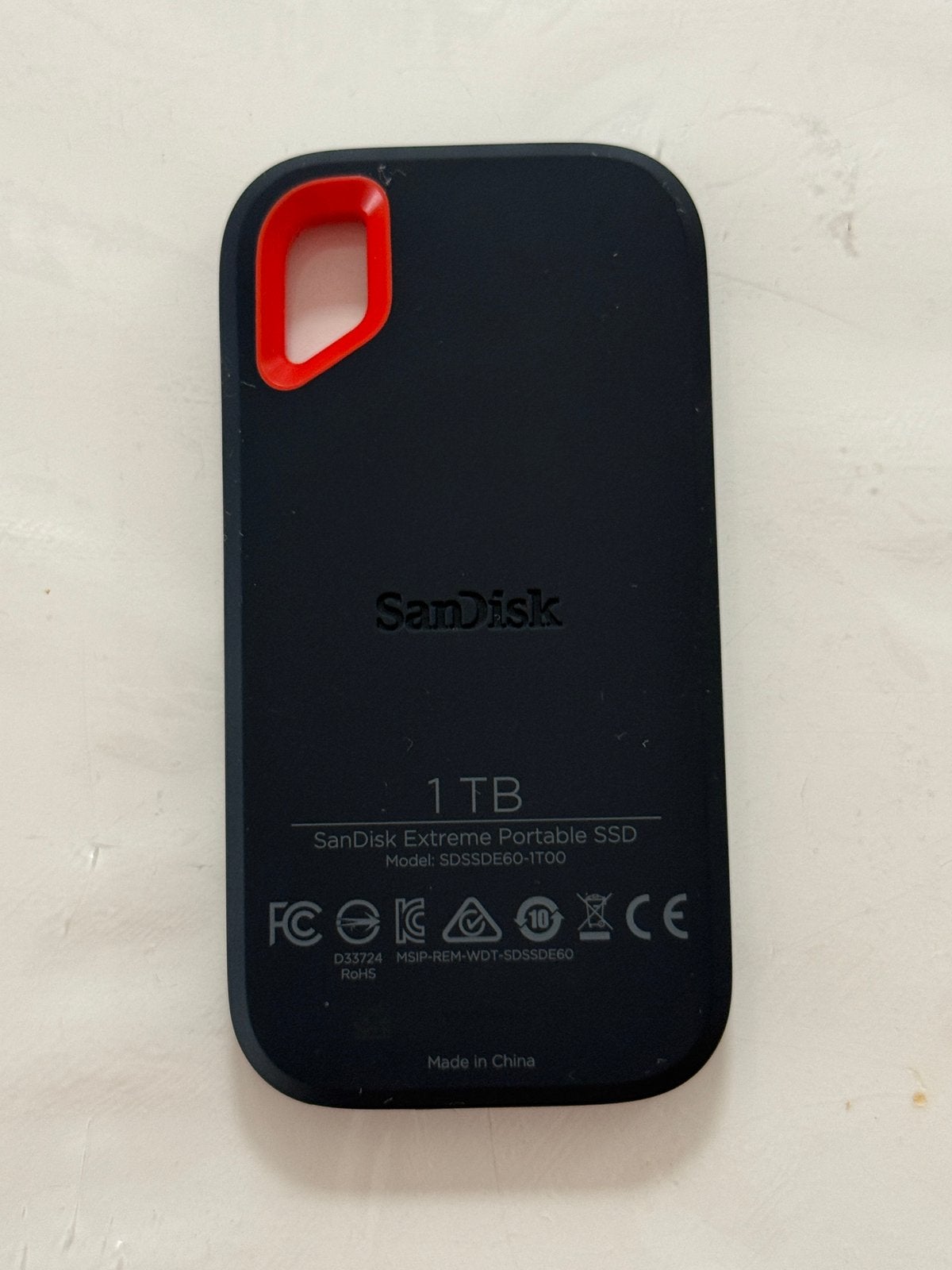 Sandisk portable 1tb SSD, Sandisk, Sandik, Ophalen of Verzenden, Zo goed als nieuw