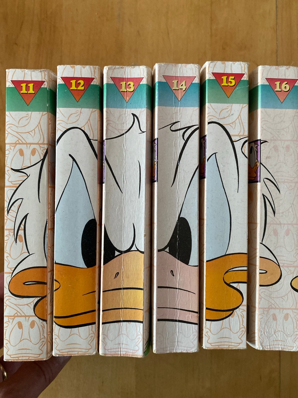 Donald Duck Dubbelpocket serie 11 t/m 16, Complete serie of reeks, Ophalen of Verzenden, Gelezen