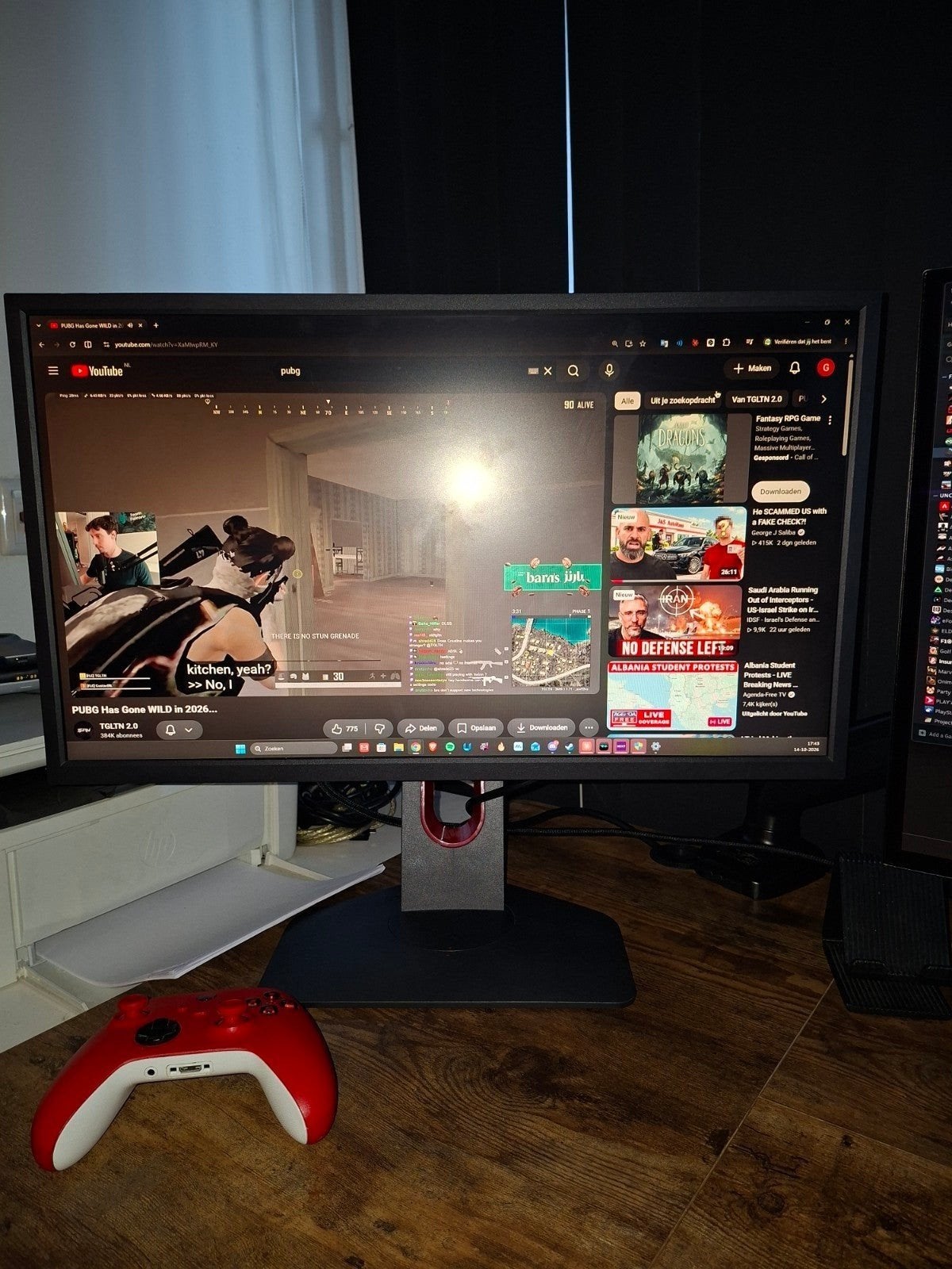 benq zowie e-sports monitor 2546K, Computers en Software, Ophalen, IPS, Full HD, Zo goed als nieuw