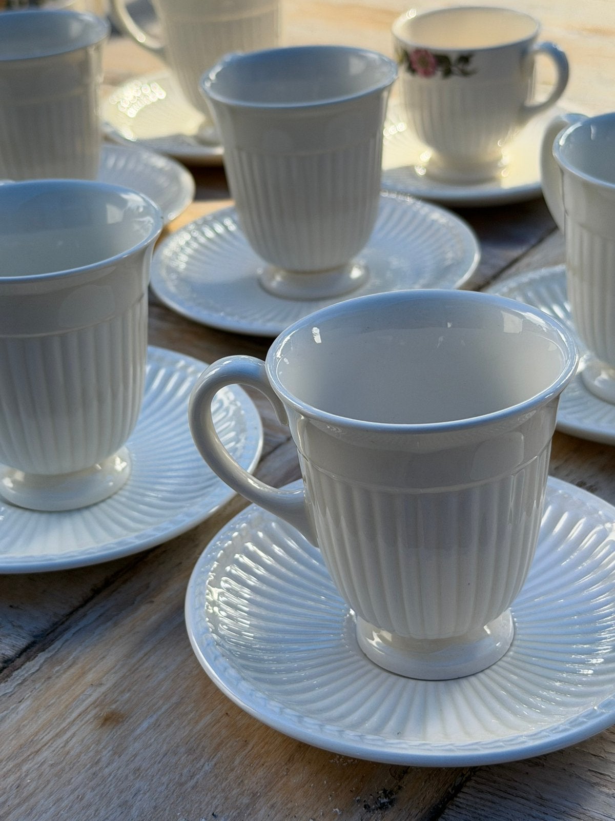 Set van Wedgwood, Ophalen, Gebruikt, Porselein, Kop(pen) en/of Schotel(s)