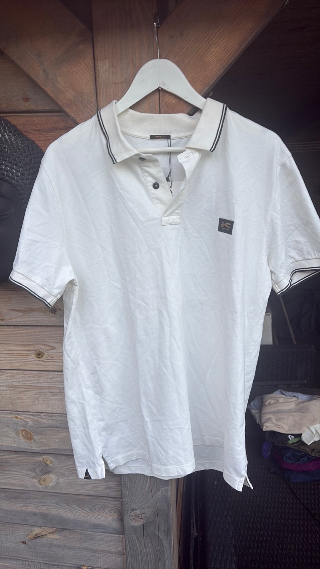 Denham polo mt xl, Ophalen of Verzenden, Zo goed als nieuw, Maat 56/58 (XL)