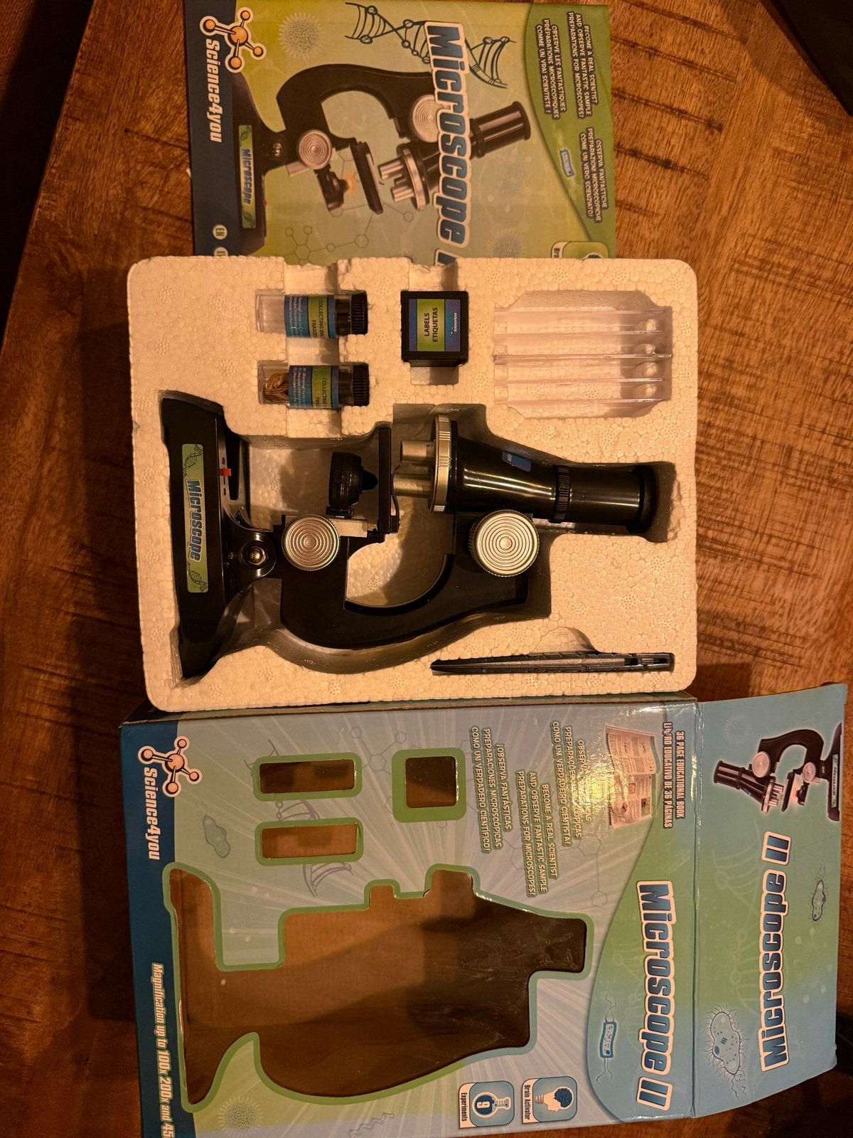 Science4you Microscoop II - Zo goed als nieuw, Ophalen of Verzenden, Zo goed als nieuw, Minder dan 400x, Biologische microscoop