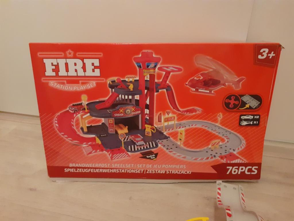 Leuke racebaan brandweer helikoper, Ophalen, Zo goed als nieuw