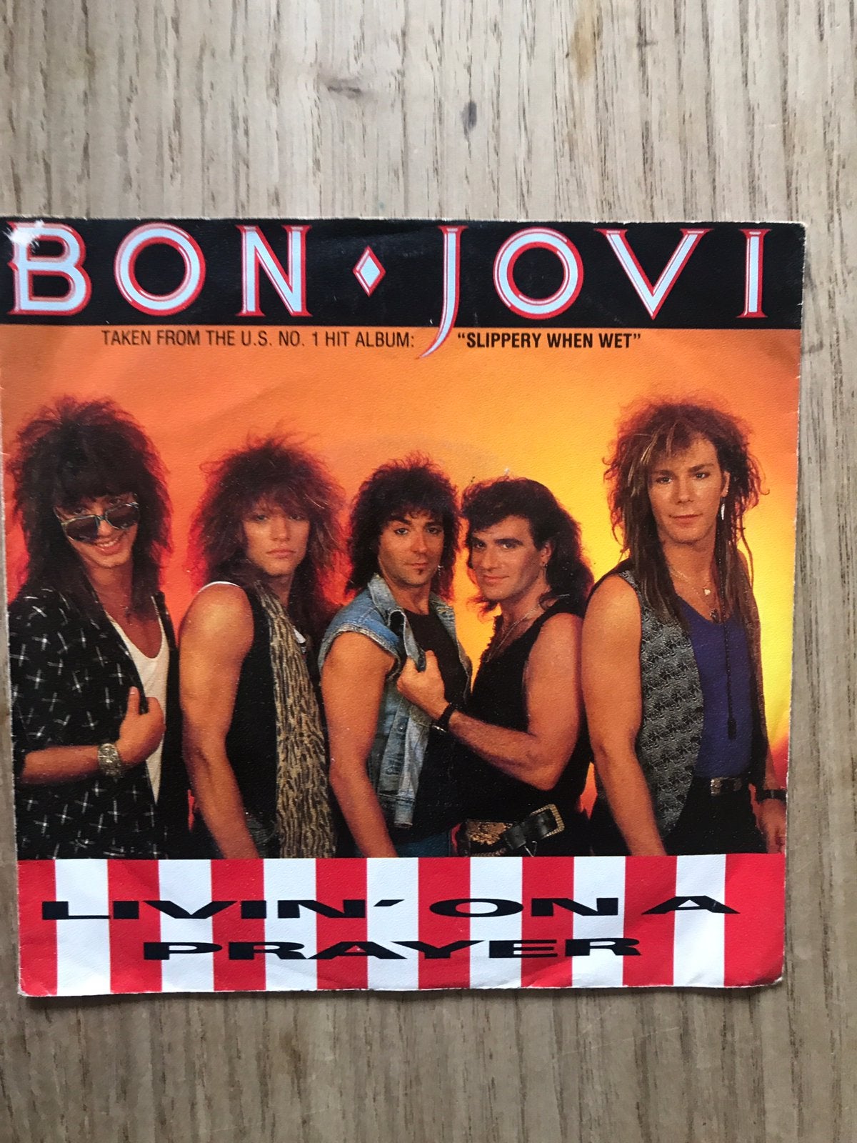 Bon Jovi / livin’ on a prayer / wild in the streets, Ophalen of Verzenden, Zo goed als nieuw, Rock en Metal