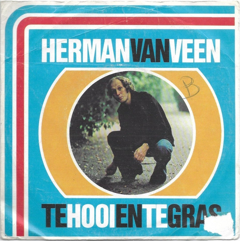 Vinyl Single Herman van Veen, Ophalen of Verzenden, Gebruikt, Nederlandstalig