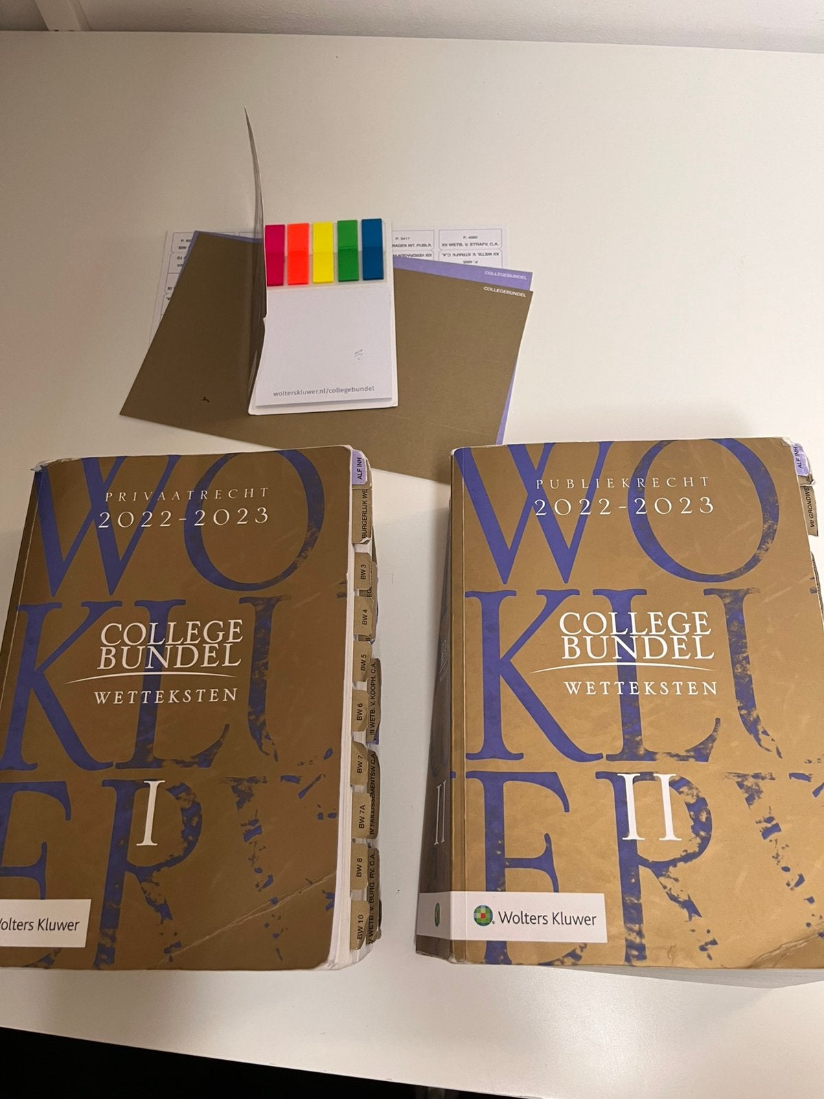 Collegebundel Wetteksten 2022-2023, Ophalen of Verzenden, Beta, Zo goed als nieuw, HBO