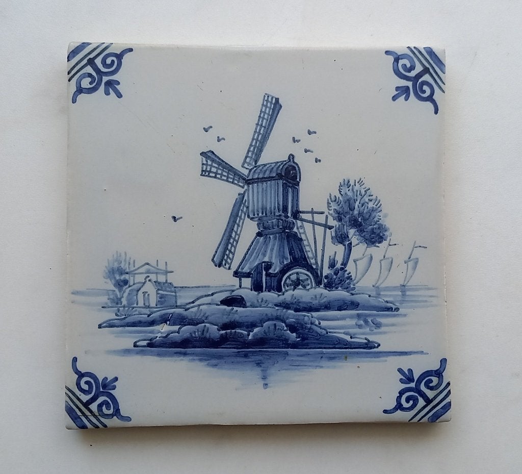 Royal Tichelaar Makkum Tegel, Ophalen of Verzenden