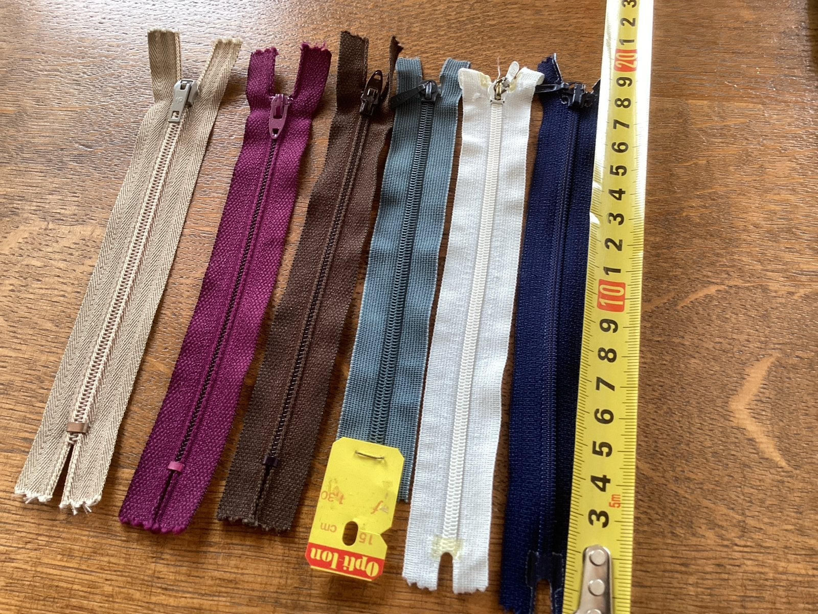 Diverse ritsen in verschillende kleuren en maten, Hobby en Vrije tijd, Ophalen of Verzenden, Gebruikt, Rits of Sluiting