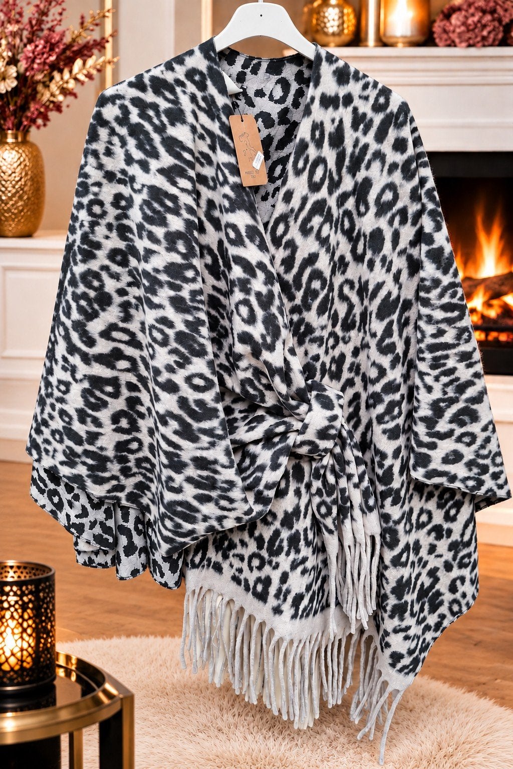 PRACHTIGE PONCHO'S PANTER PRINT, Ophalen of Verzenden, Nieuw
