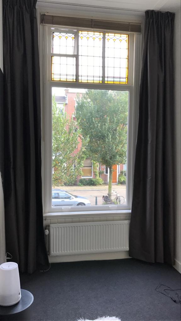 Hema verduisteringsgordijn h307 b108cm, gestoomd, Ophalen of Verzenden, Zo goed als nieuw, Grijs