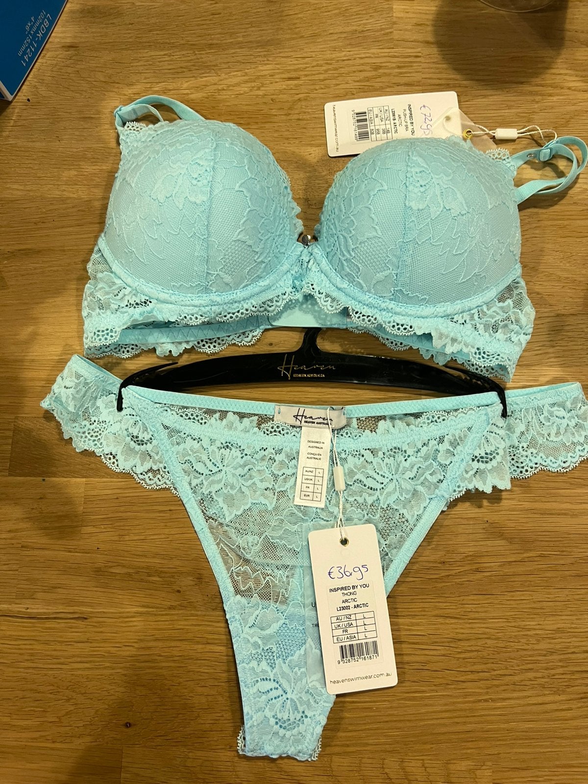 Heavenly push up bh 75D 80B string M L NIEUW!! Bh nu €50, Ophalen of Verzenden, BH
