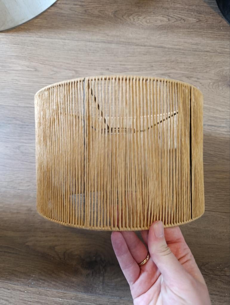 Rieten/rotan kapje kwantum, Ophalen, Zo goed als nieuw, Rond